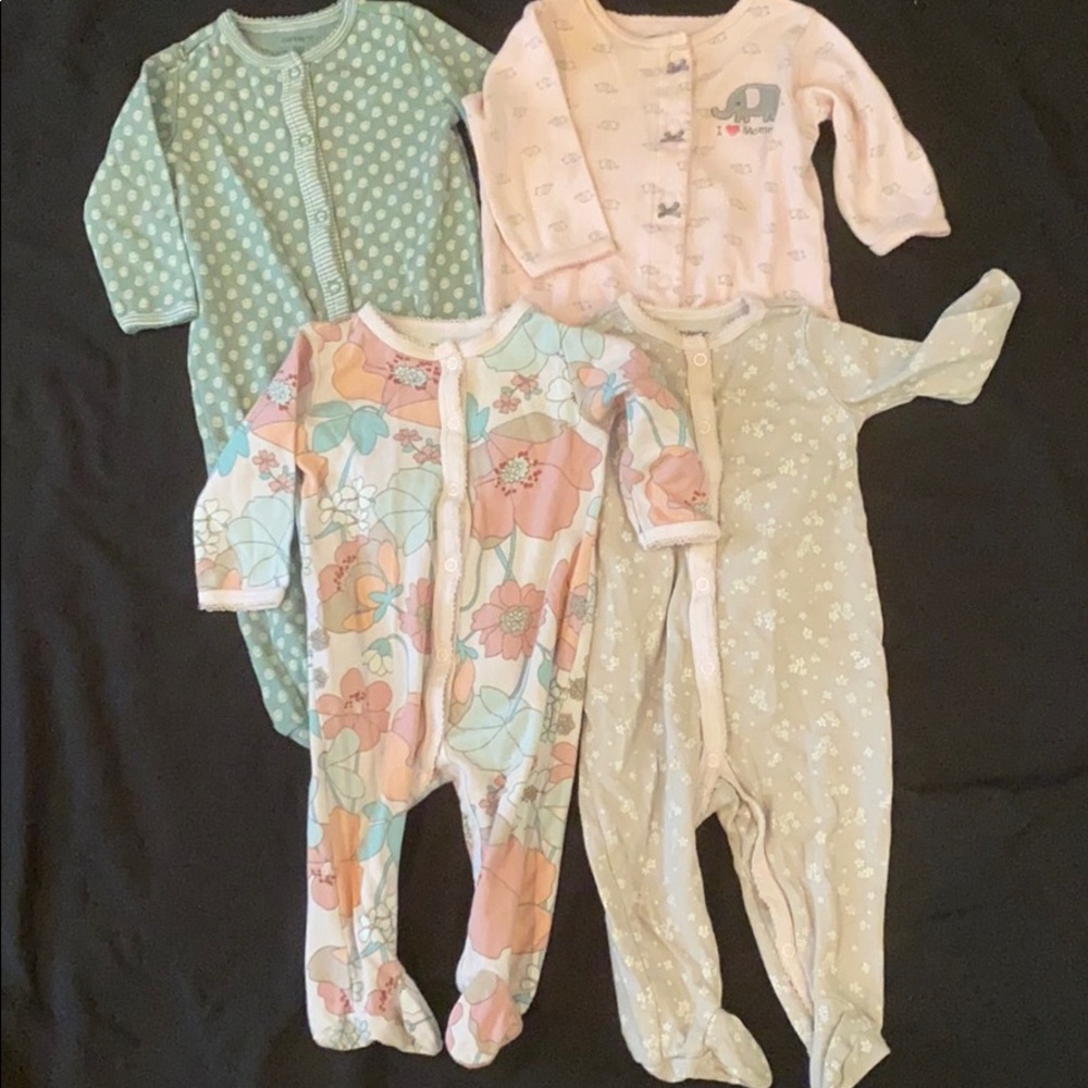 Long sleeve footie bundle